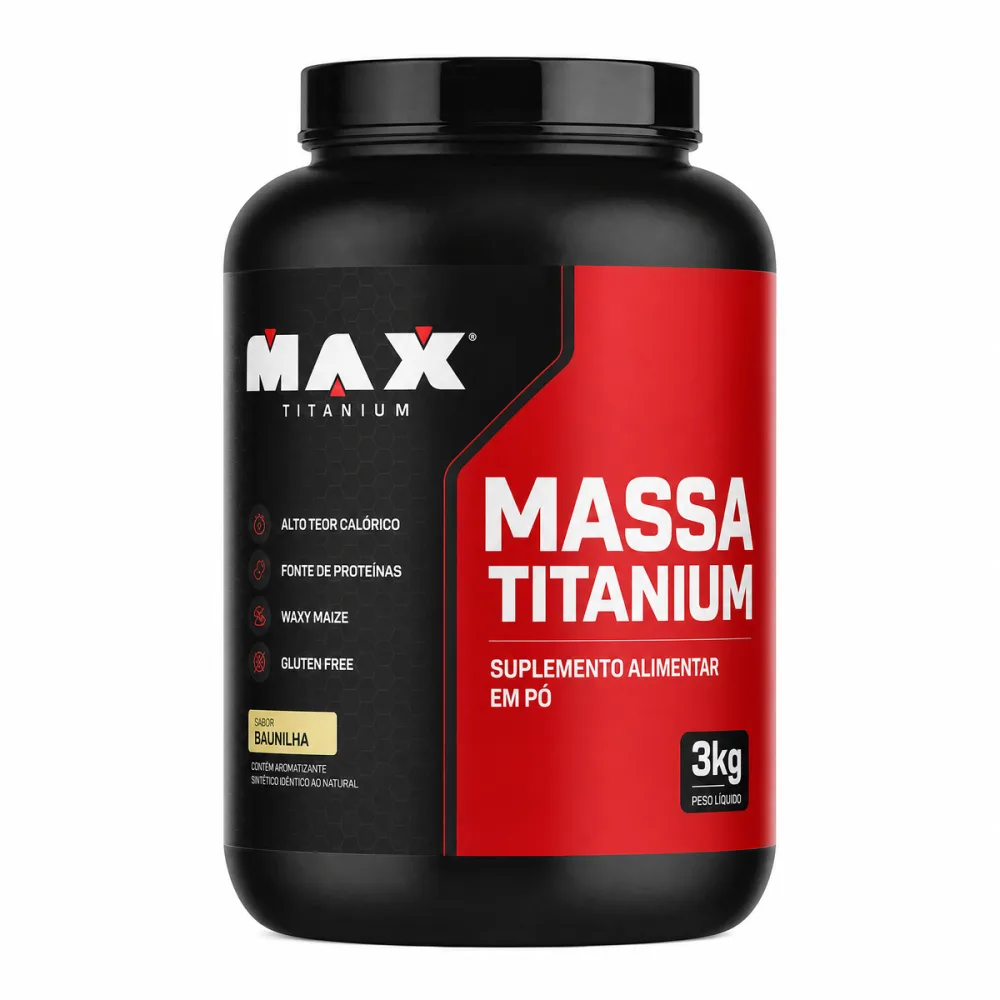 Massa Titanium Hipercalórico 3kg